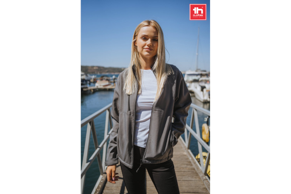 30260_amb-b Vindtät softshelljacka med tryck