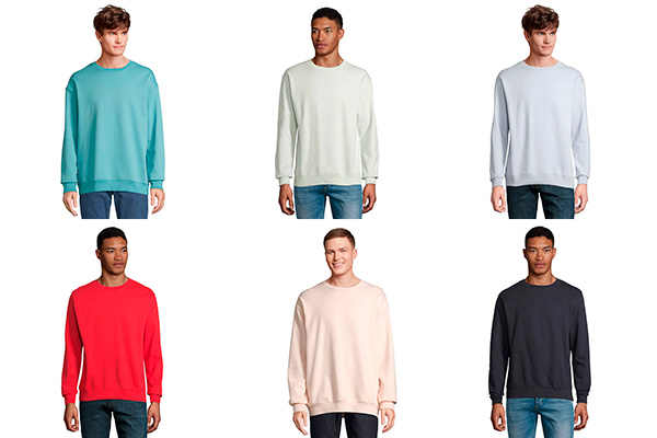 s03814-flere-farver2 Sweatshirt med tryck