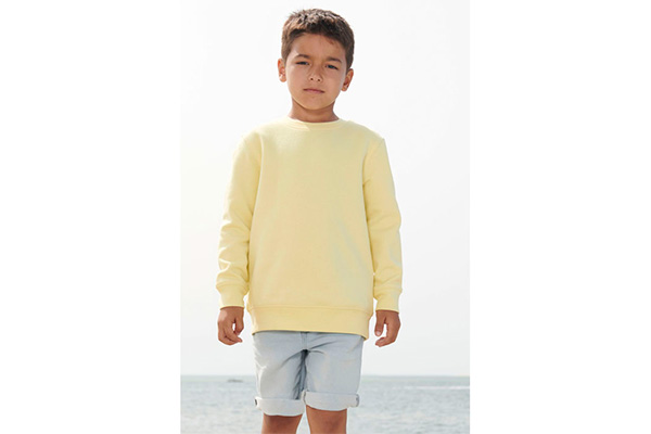 s04239-model Sweatshirt för barn med tryck